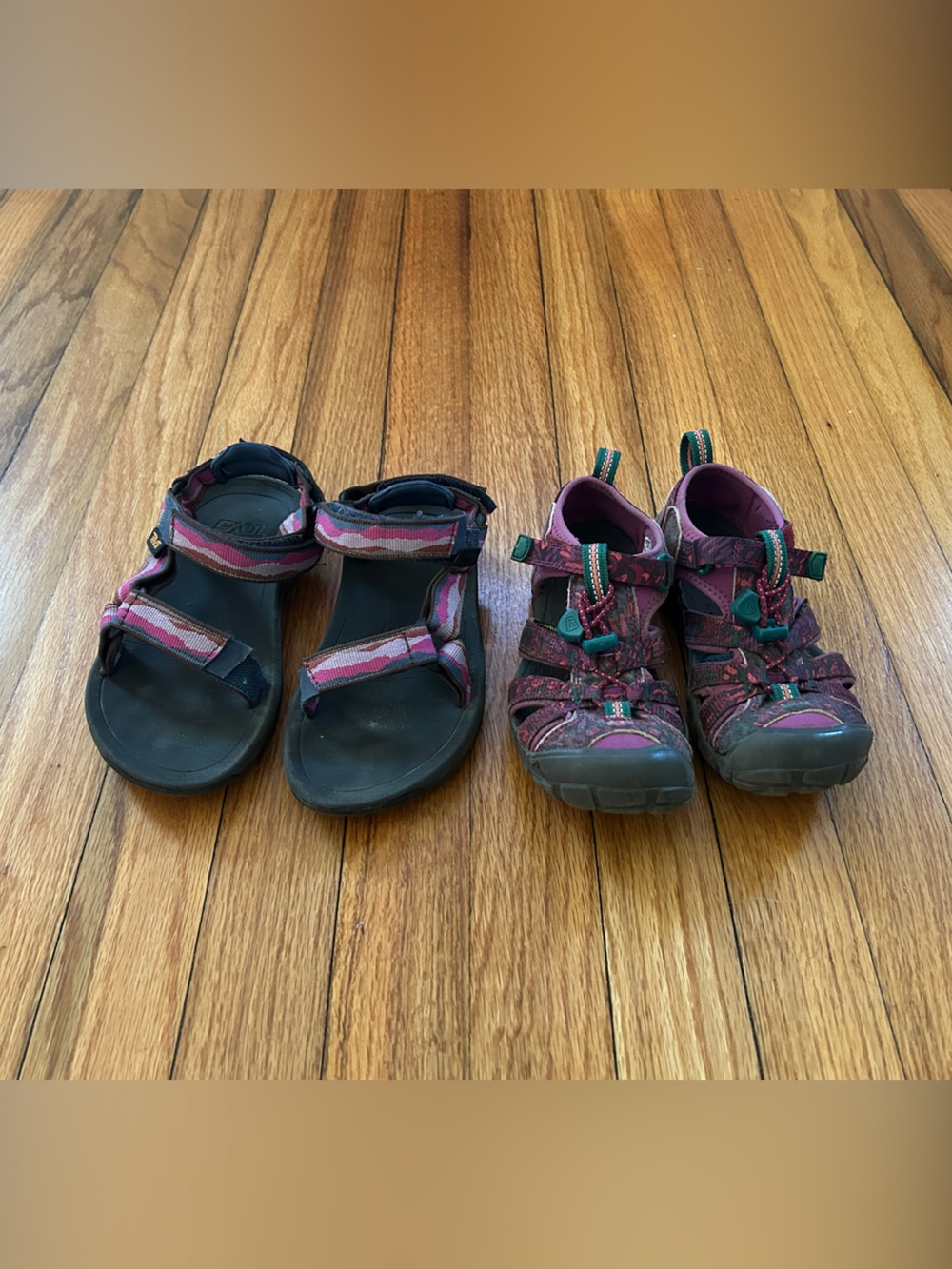 Kids Pink Outdoor Sandals and Closed-Toe Adventure Shoes